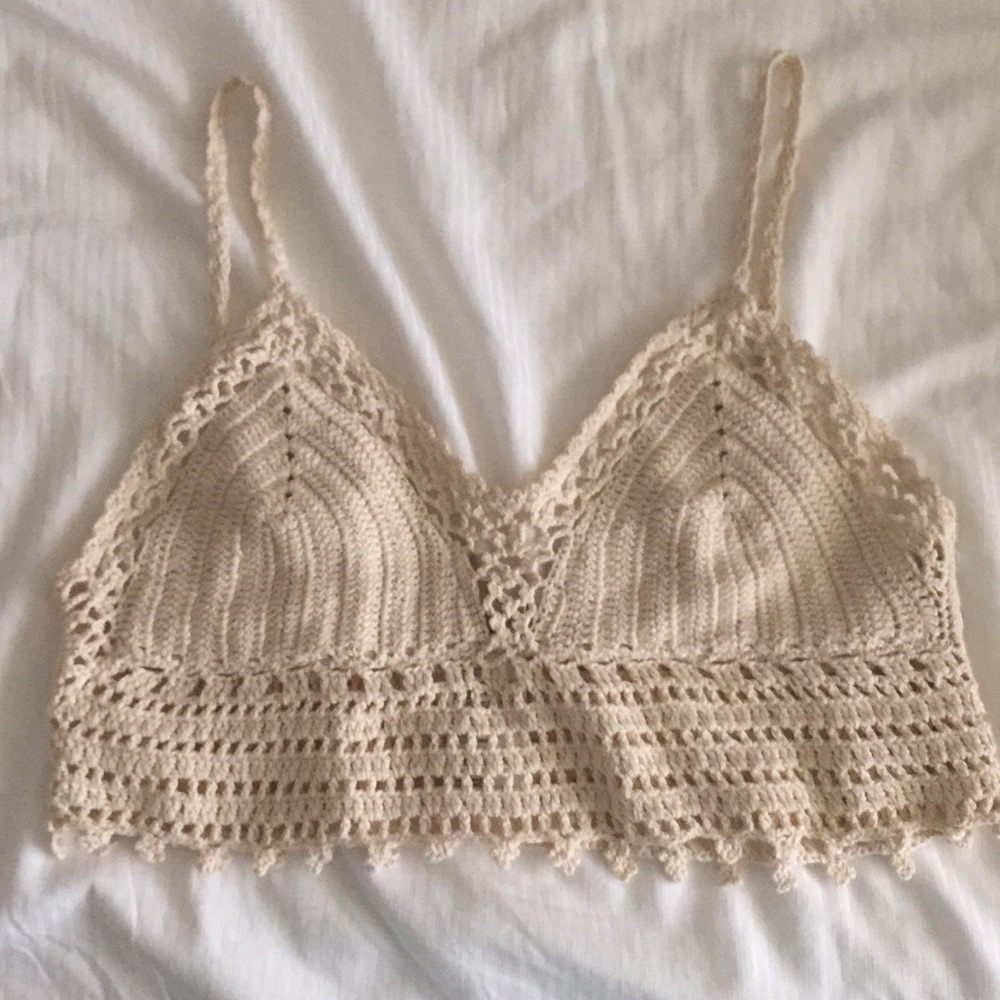 Knit crop top